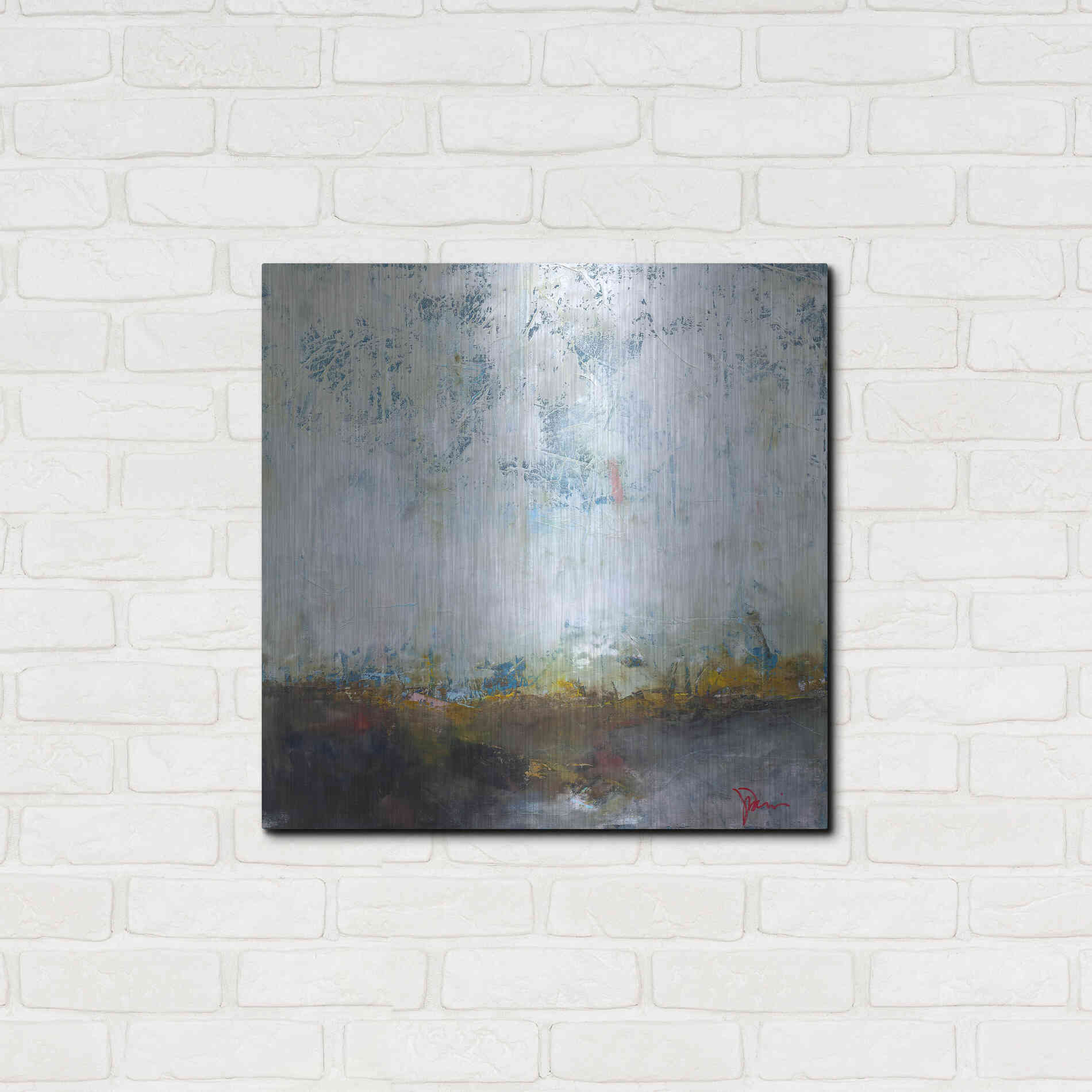 Luxe Metal Art 'In The Pink' by Patrick Dennis, Metal Wall Art,24x24