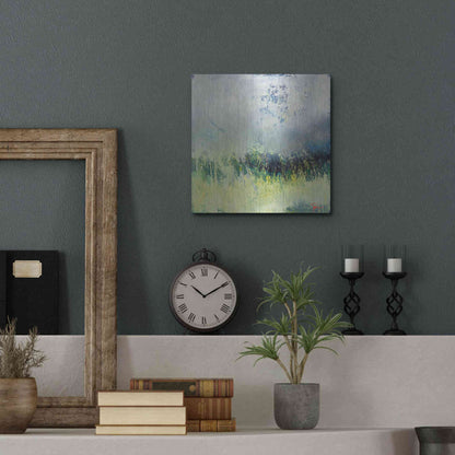 Luxe Metal Art 'In The Weeds' by Patrick Dennis, Metal Wall Art,12x12