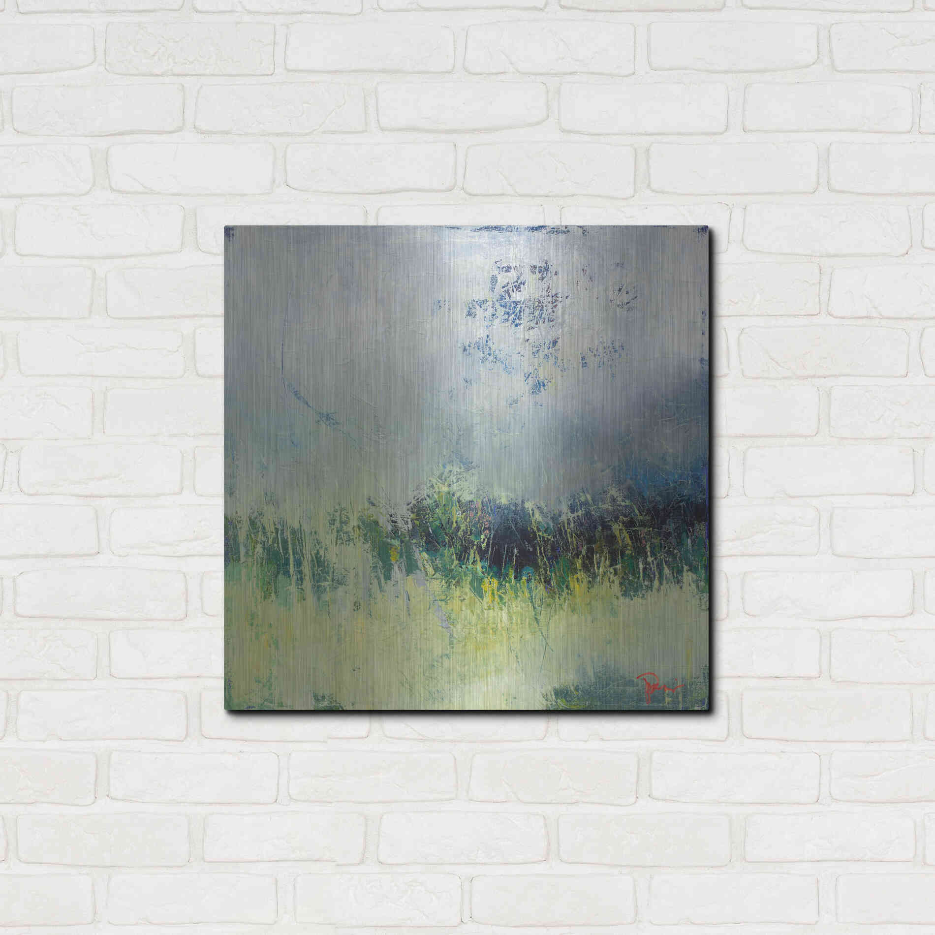 Luxe Metal Art 'In The Weeds' by Patrick Dennis, Metal Wall Art,24x24