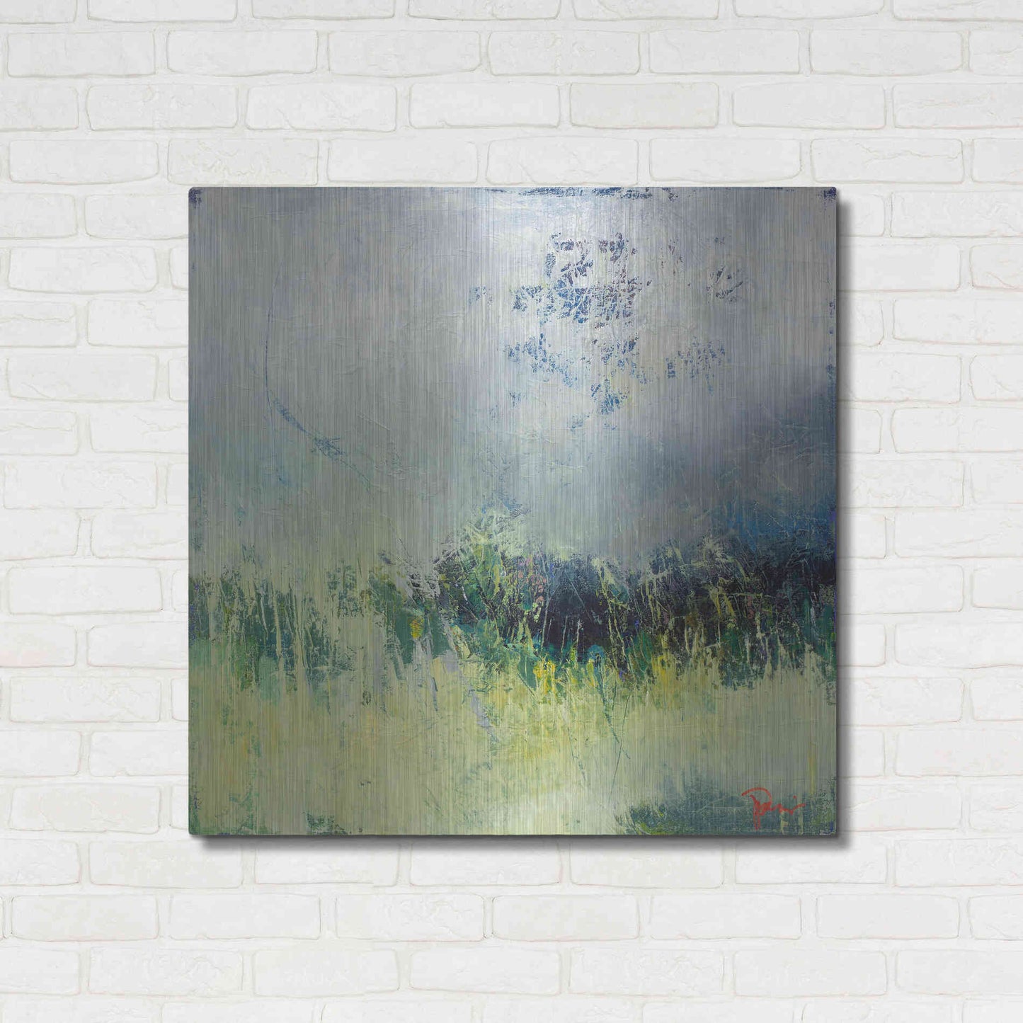 Luxe Metal Art 'In The Weeds' by Patrick Dennis, Metal Wall Art,36x36