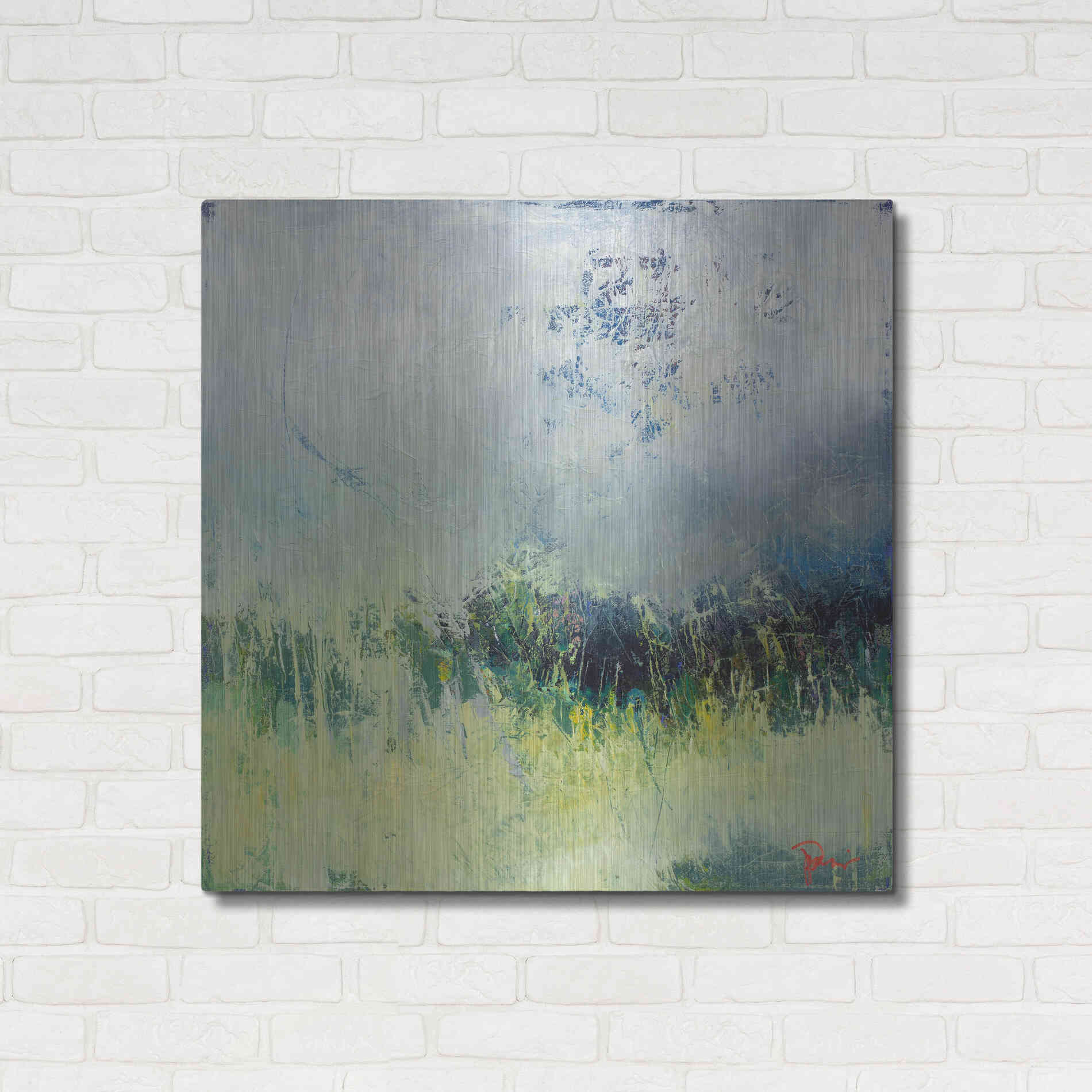 Luxe Metal Art 'In The Weeds' by Patrick Dennis, Metal Wall Art,36x36