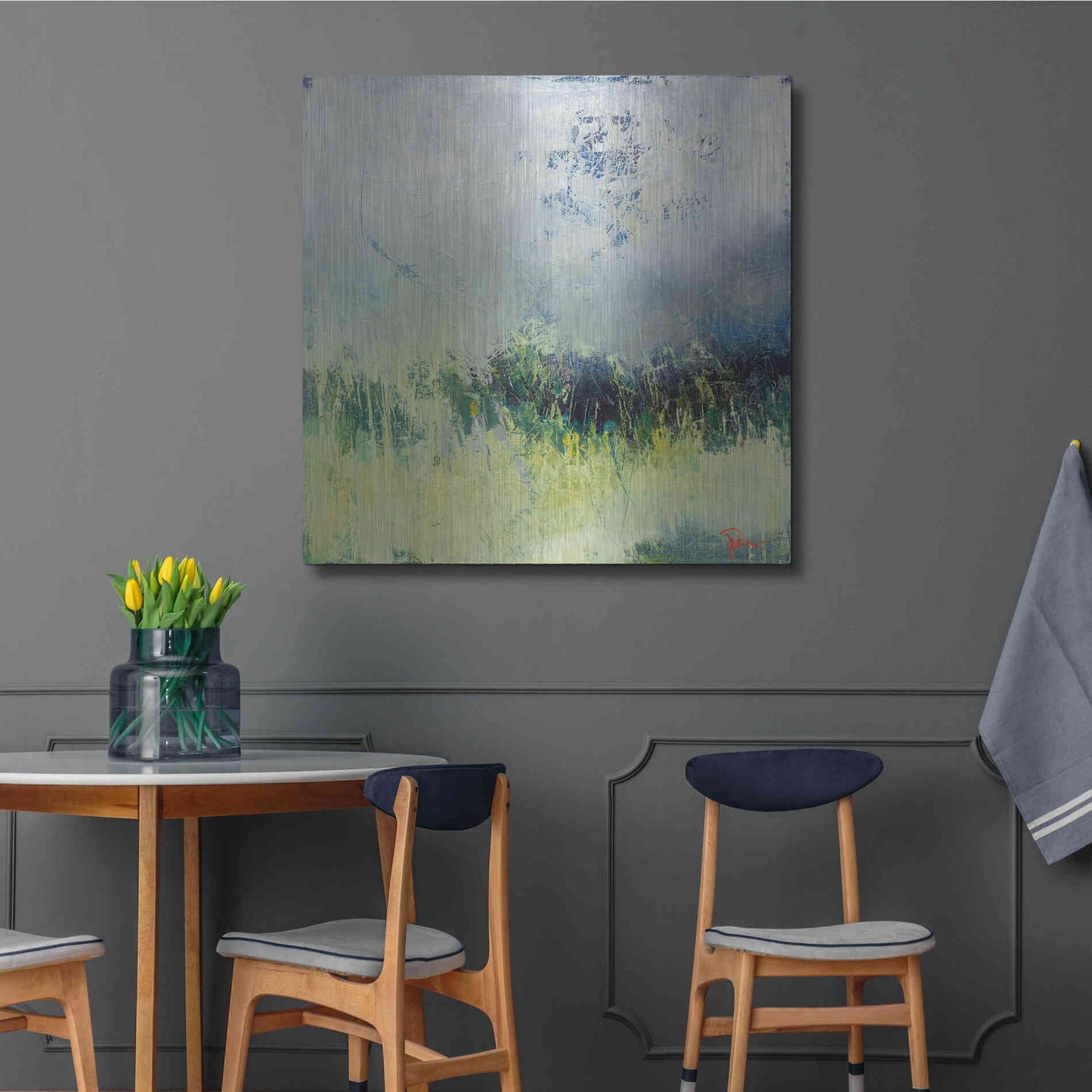 Luxe Metal Art 'In The Weeds' by Patrick Dennis, Metal Wall Art,36x36