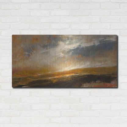 Luxe Metal Art 'Last of The Green' by Patrick Dennis, Metal Wall Art,48x24