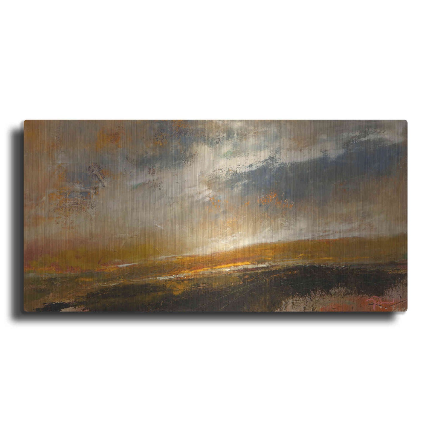 Luxe Metal Art 'Last of The Green' by Patrick Dennis, Metal Wall Art