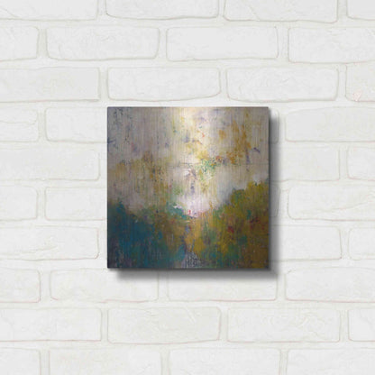 Luxe Metal Art 'London No. 1' by Patrick Dennis, Metal Wall Art,12x12