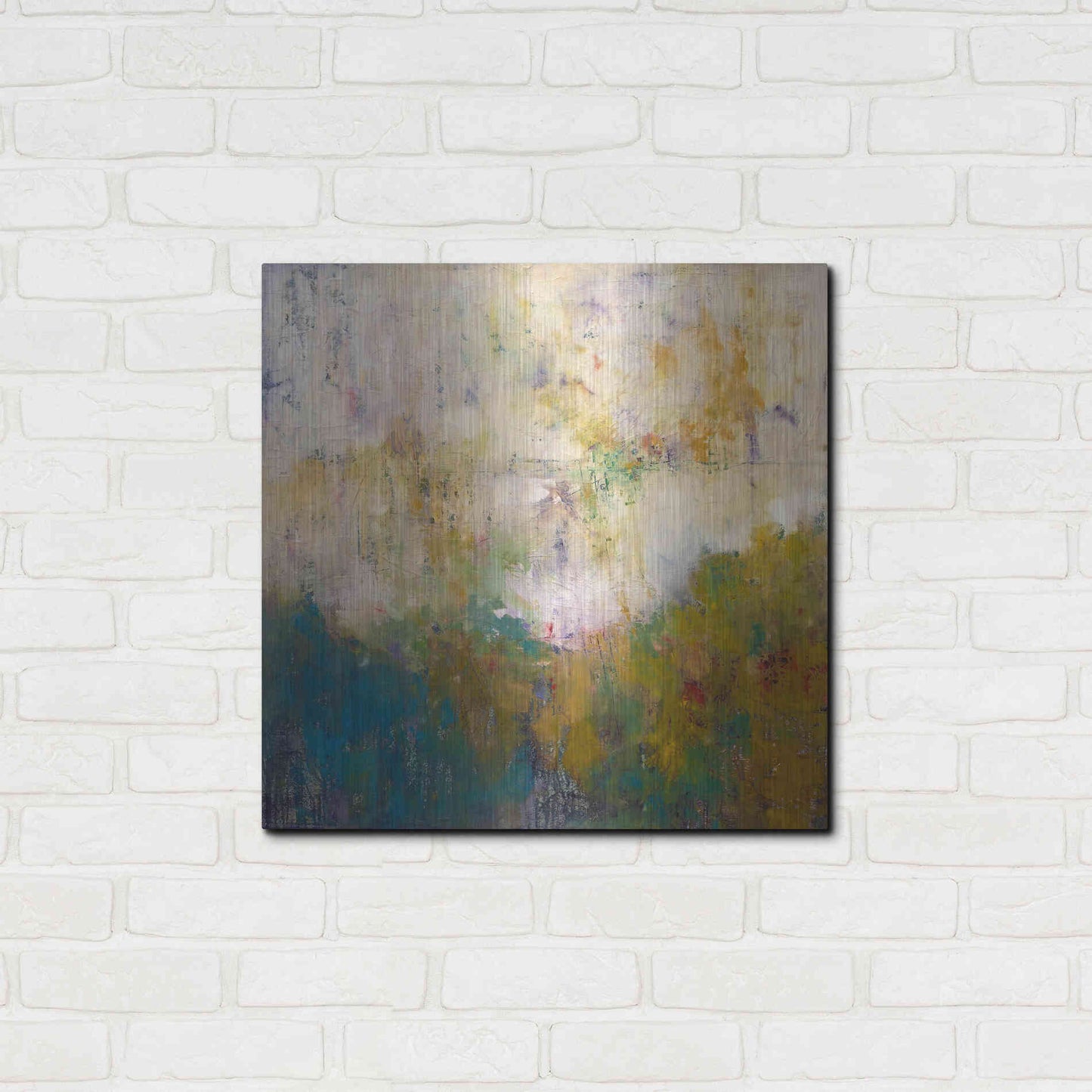 Luxe Metal Art 'London No. 1' by Patrick Dennis, Metal Wall Art,24x24