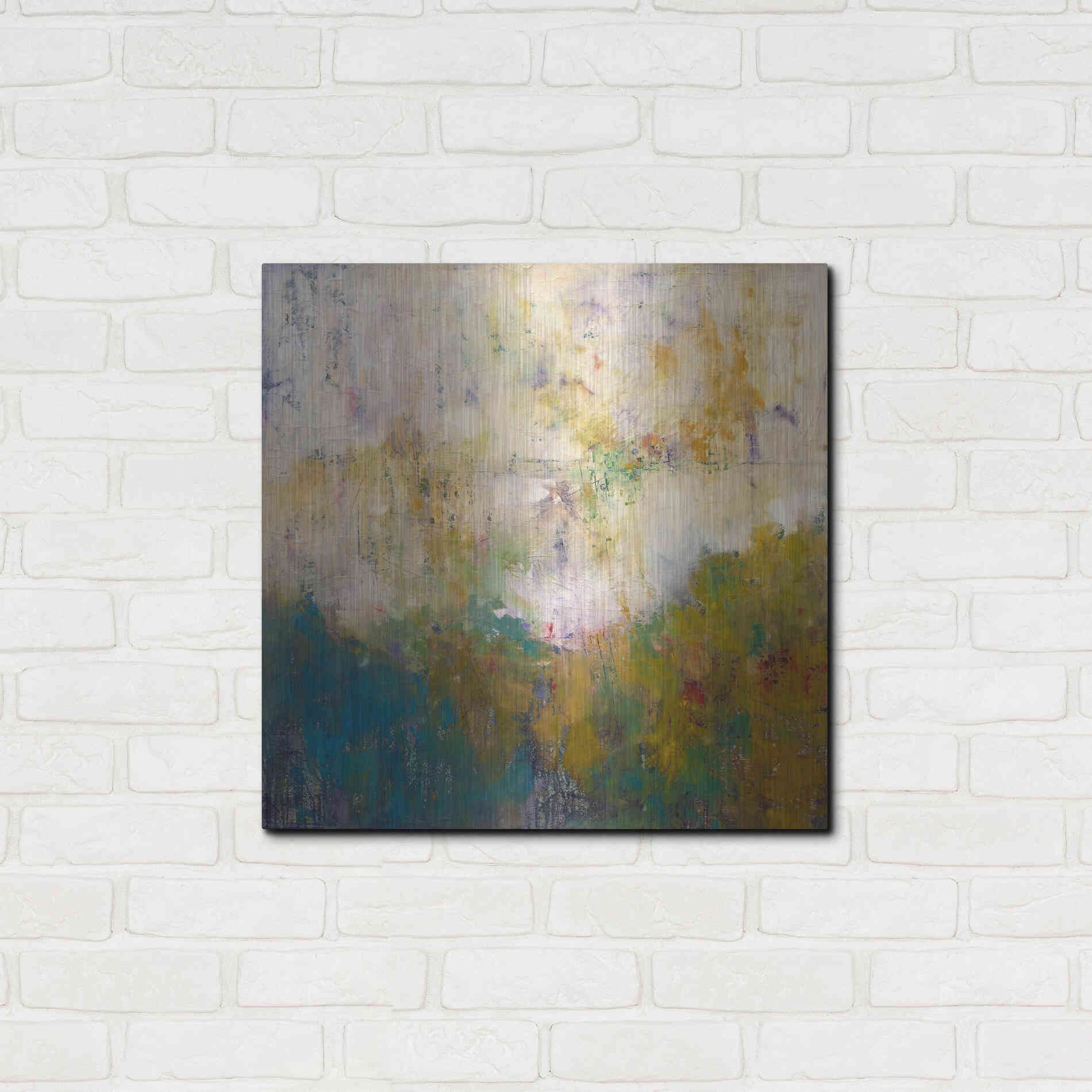 Luxe Metal Art 'London No. 1' by Patrick Dennis, Metal Wall Art,24x24