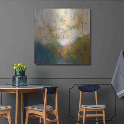 Luxe Metal Art 'London No. 1' by Patrick Dennis, Metal Wall Art,36x36