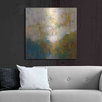 Luxe Metal Art 'London No. 1' by Patrick Dennis, Metal Wall Art,36x36