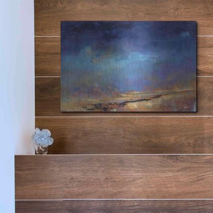 Luxe Metal Art 'Lost Land' by Patrick Dennis, Metal Wall Art,16x12