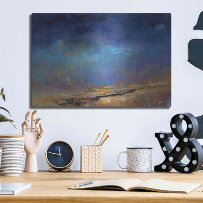 Luxe Metal Art 'Lost Land' by Patrick Dennis, Metal Wall Art,16x12