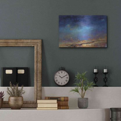 Luxe Metal Art 'Lost Land' by Patrick Dennis, Metal Wall Art,16x12