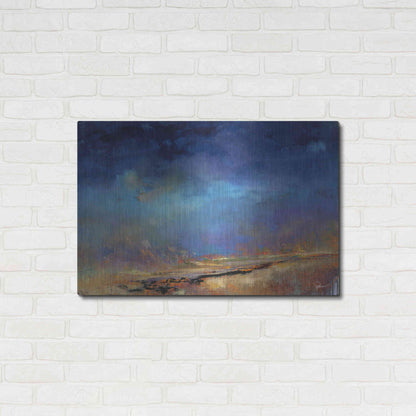 Luxe Metal Art 'Lost Land' by Patrick Dennis, Metal Wall Art,36x24