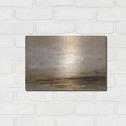 Luxe Metal Art 'Newsworthy' by Patrick Dennis, Metal Wall Art,16x12