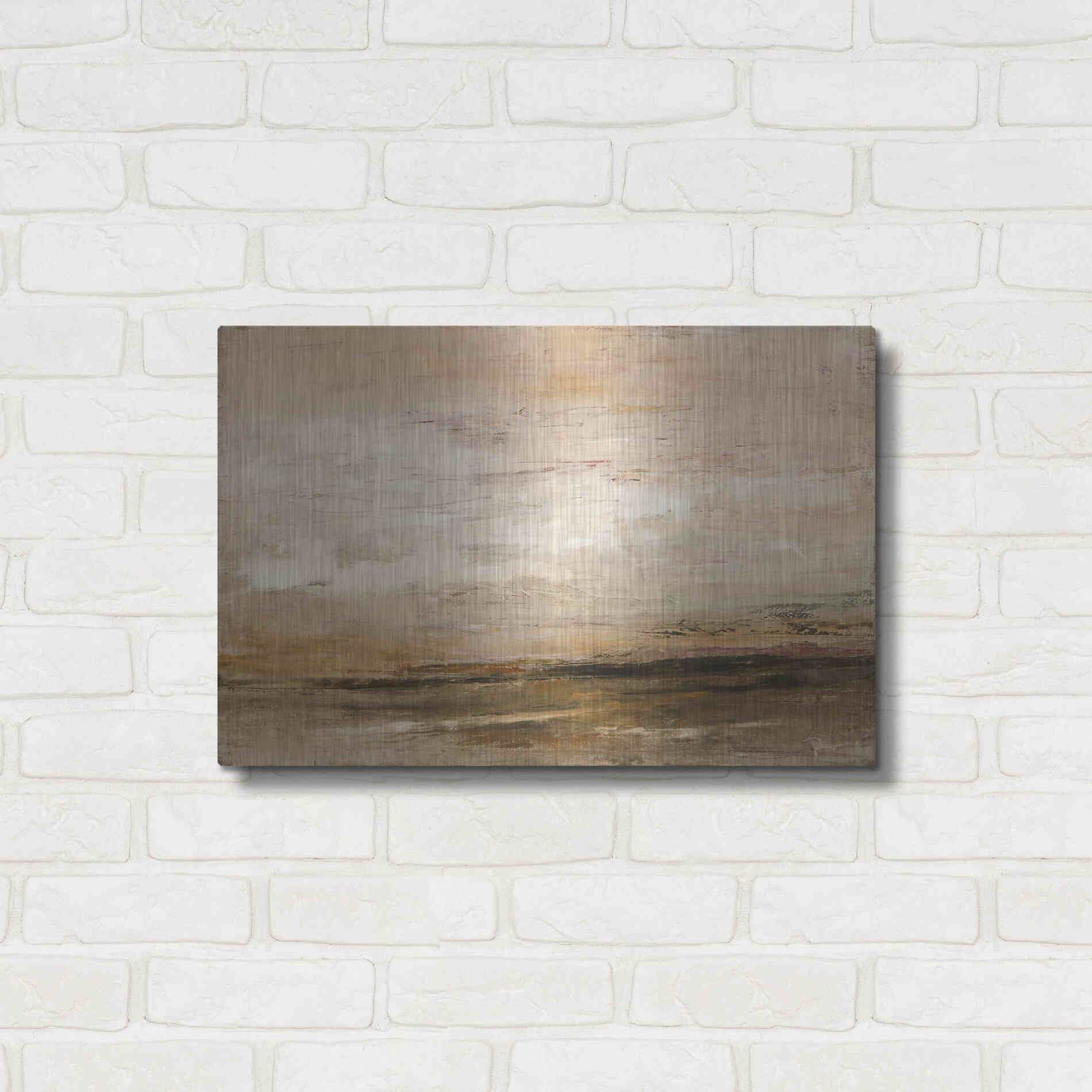 Luxe Metal Art 'Newsworthy' by Patrick Dennis, Metal Wall Art,24x16