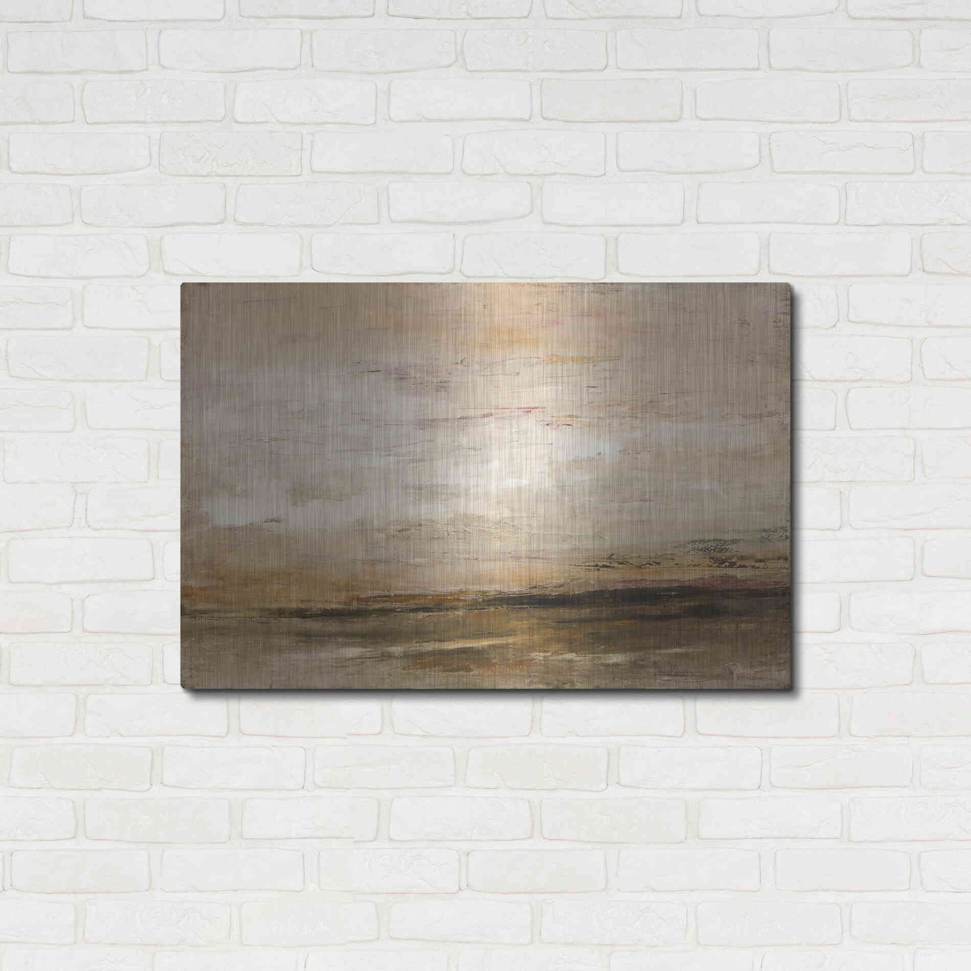 Luxe Metal Art 'Newsworthy' by Patrick Dennis, Metal Wall Art,36x24