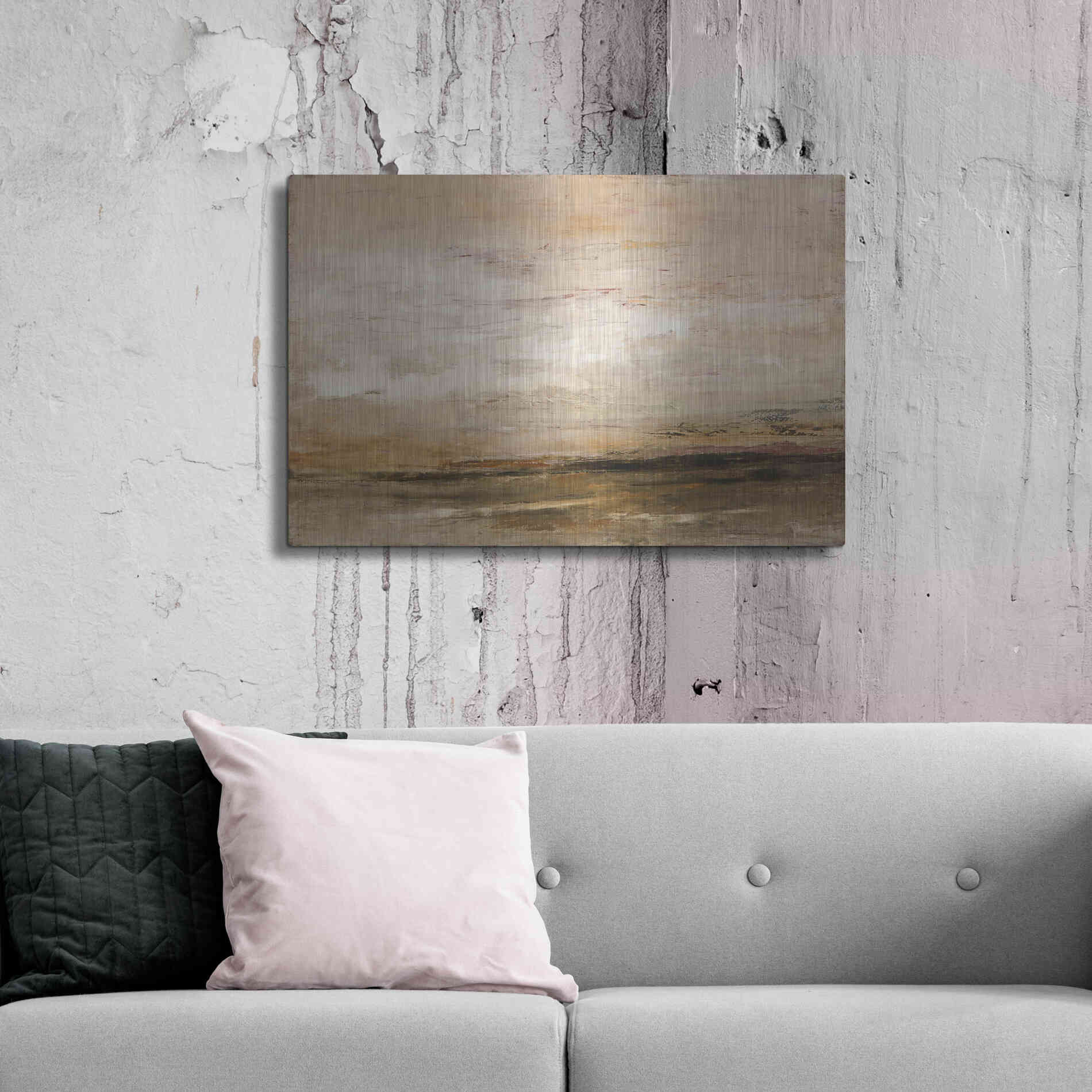 Luxe Metal Art 'Newsworthy' by Patrick Dennis, Metal Wall Art,36x24