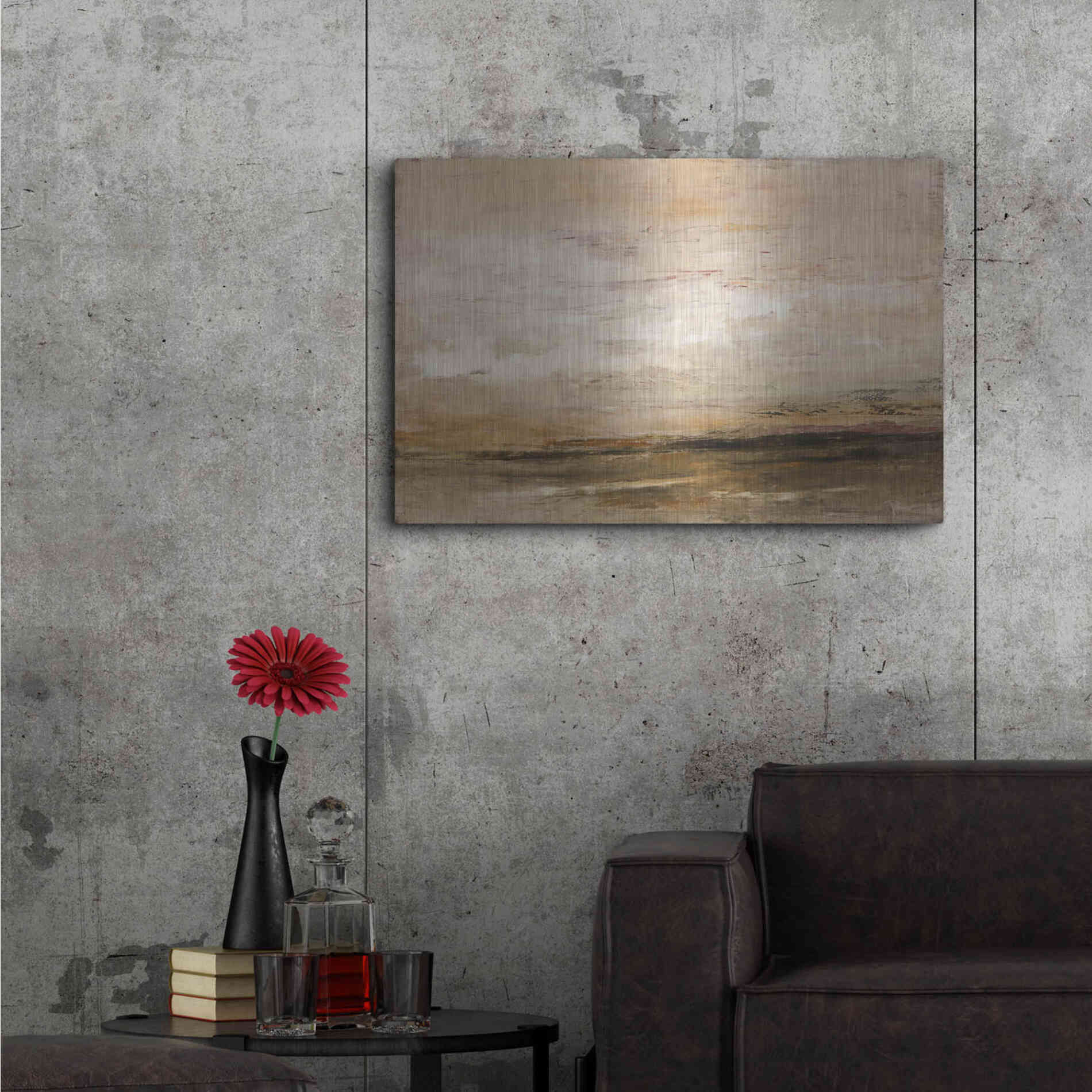 Luxe Metal Art 'Newsworthy' by Patrick Dennis, Metal Wall Art,36x24