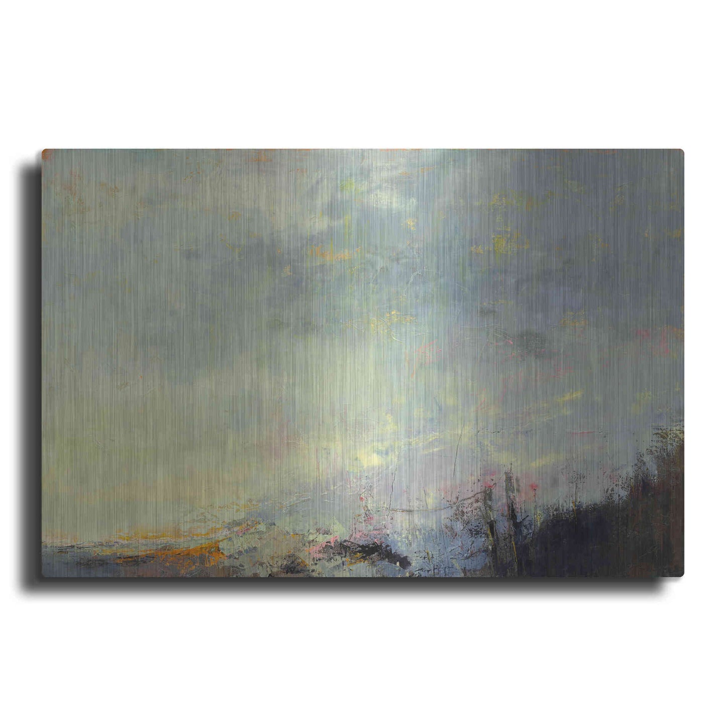 Luxe Metal Art 'No Reception' by Patrick Dennis, Metal Wall Art