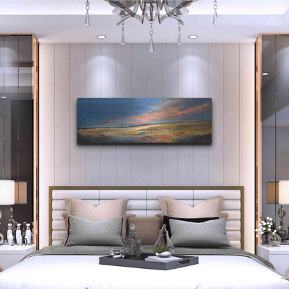 Luxe Metal Art 'Ranch Romance' by Patrick Dennis, Metal Wall Art,48x16