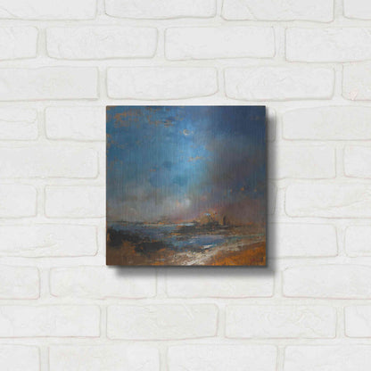 Luxe Metal Art 'Reclaimed Land' by Patrick Dennis, Metal Wall Art,12x12