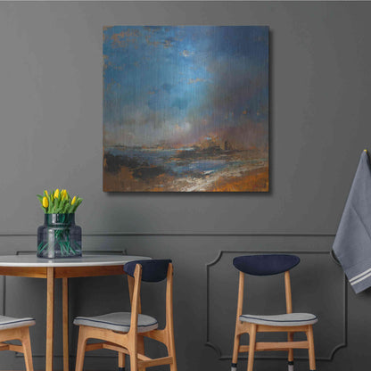 Luxe Metal Art 'Reclaimed Land' by Patrick Dennis, Metal Wall Art,36x36