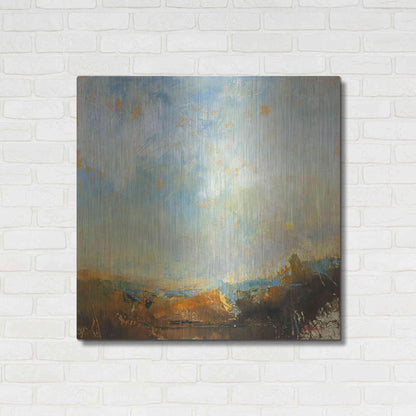 Luxe Metal Art 'Scaffold' by Patrick Dennis, Metal Wall Art,36x36