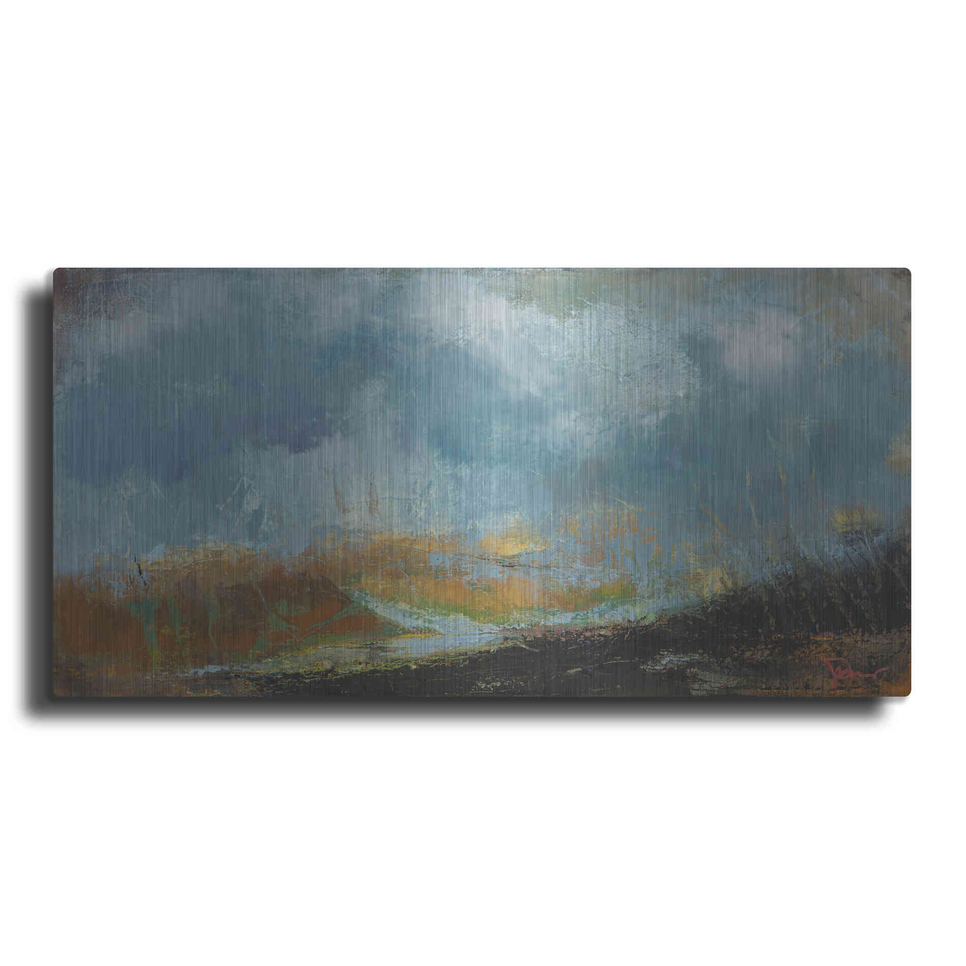 Luxe Metal Art 'Spires' by Patrick Dennis, Metal Wall Art