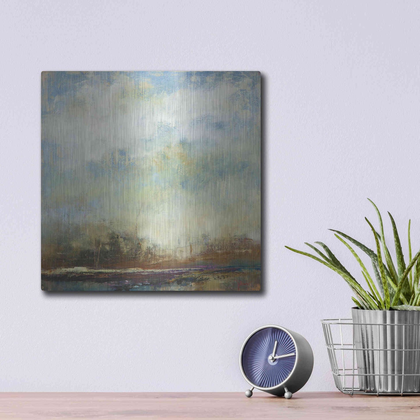 Luxe Metal Art 'Thai Effect' by Patrick Dennis, Metal Wall Art,12x12