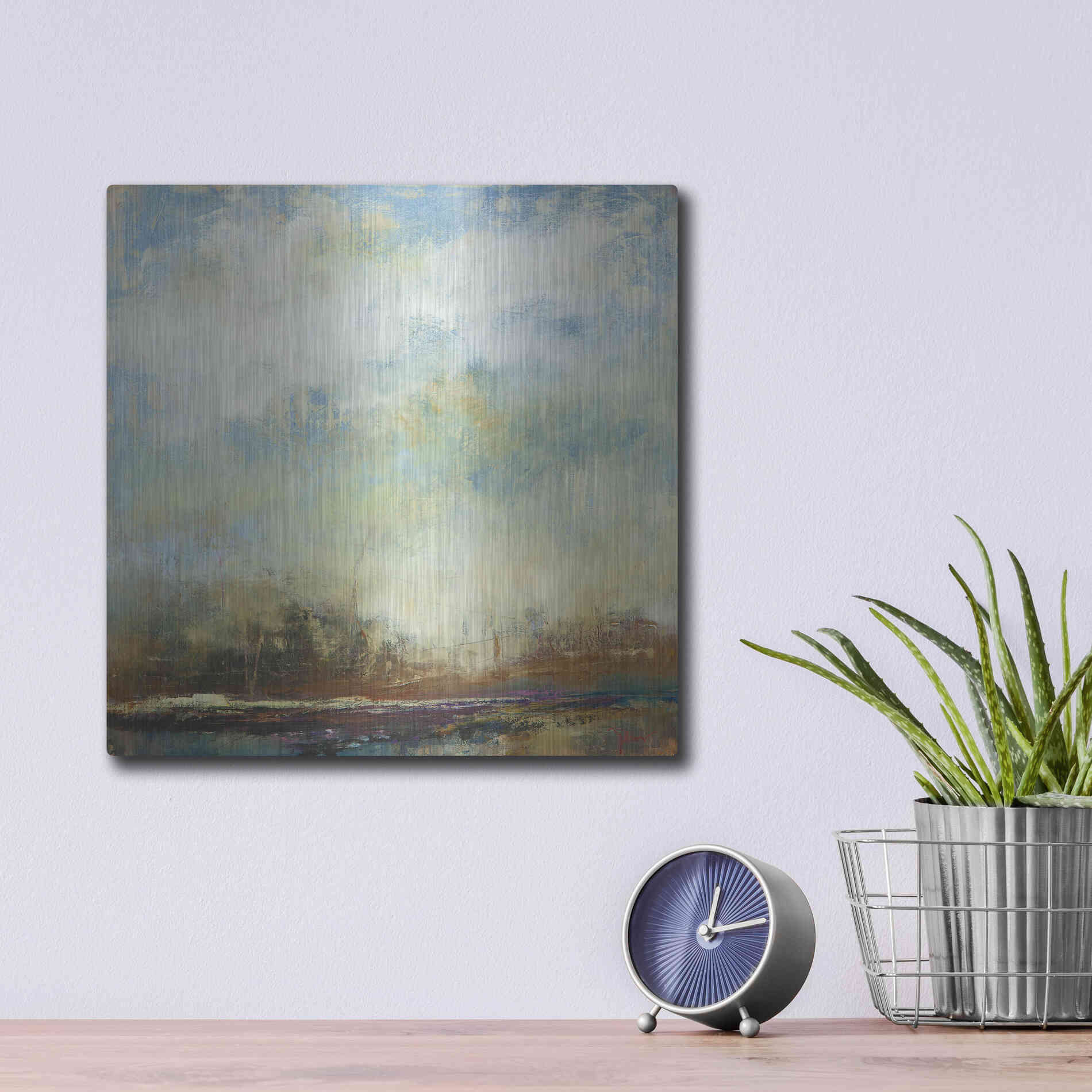 Luxe Metal Art 'Thai Effect' by Patrick Dennis, Metal Wall Art,12x12