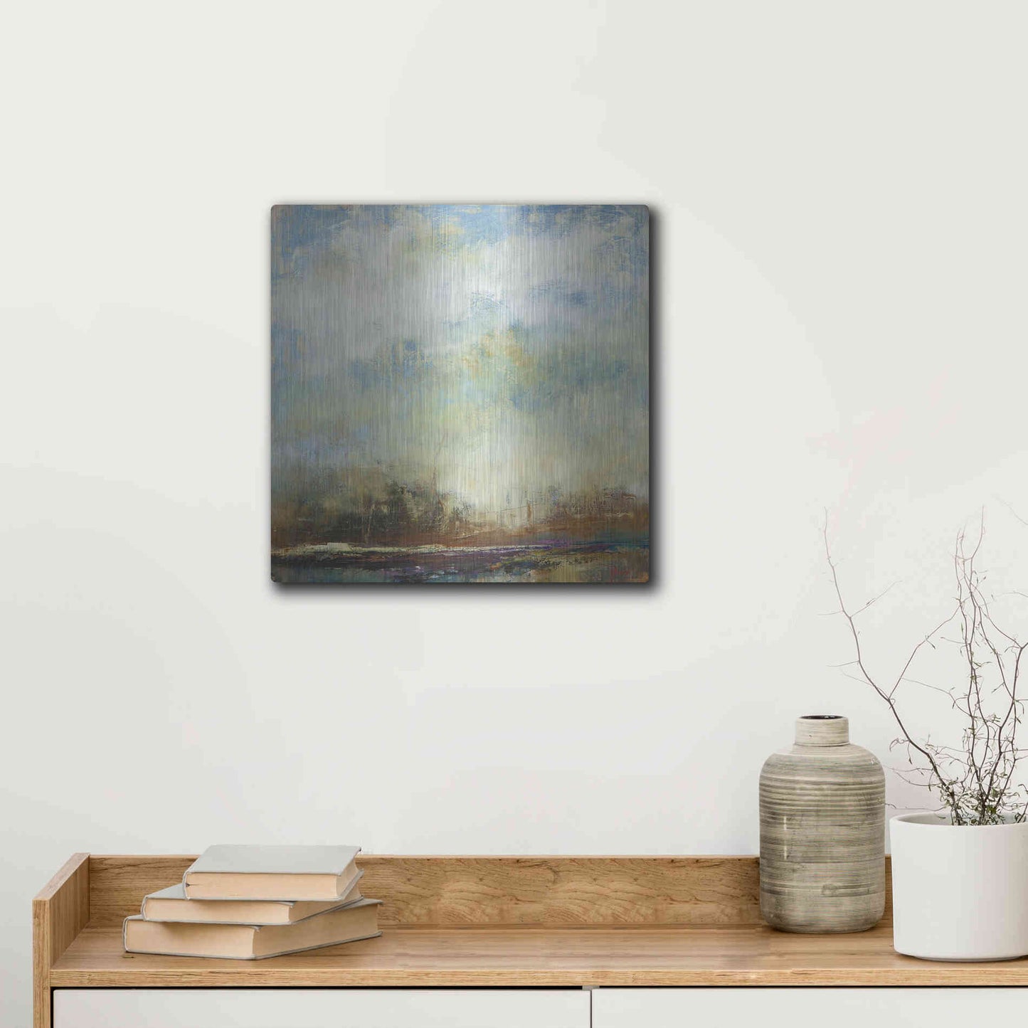 Luxe Metal Art 'Thai Effect' by Patrick Dennis, Metal Wall Art,12x12