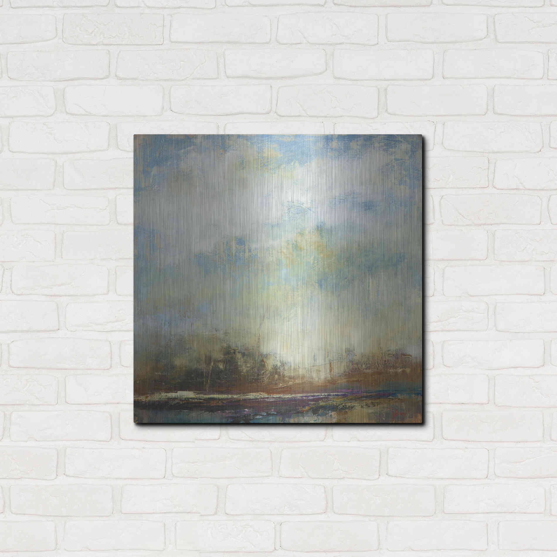 Luxe Metal Art 'Thai Effect' by Patrick Dennis, Metal Wall Art,24x24