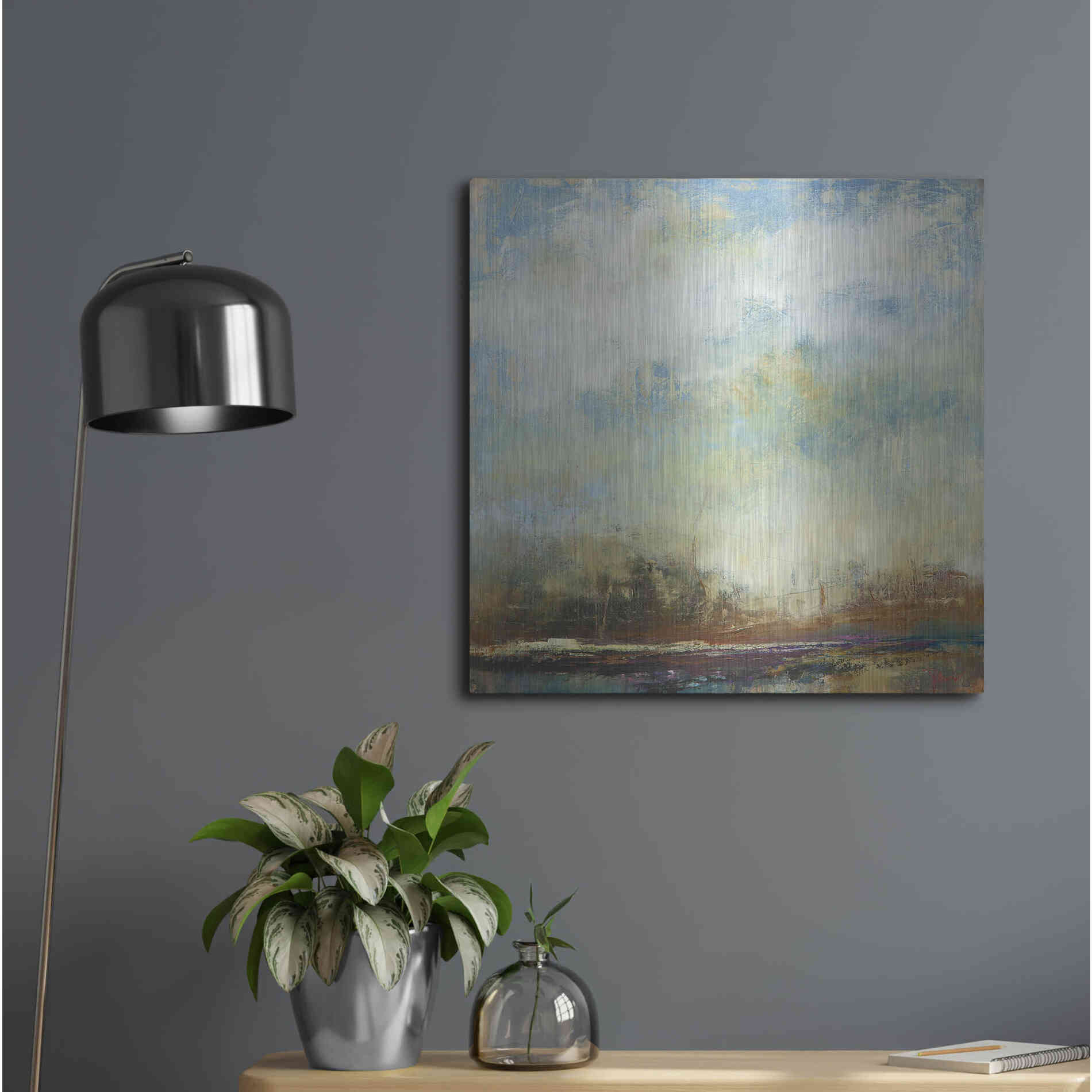 Luxe Metal Art 'Thai Effect' by Patrick Dennis, Metal Wall Art,24x24