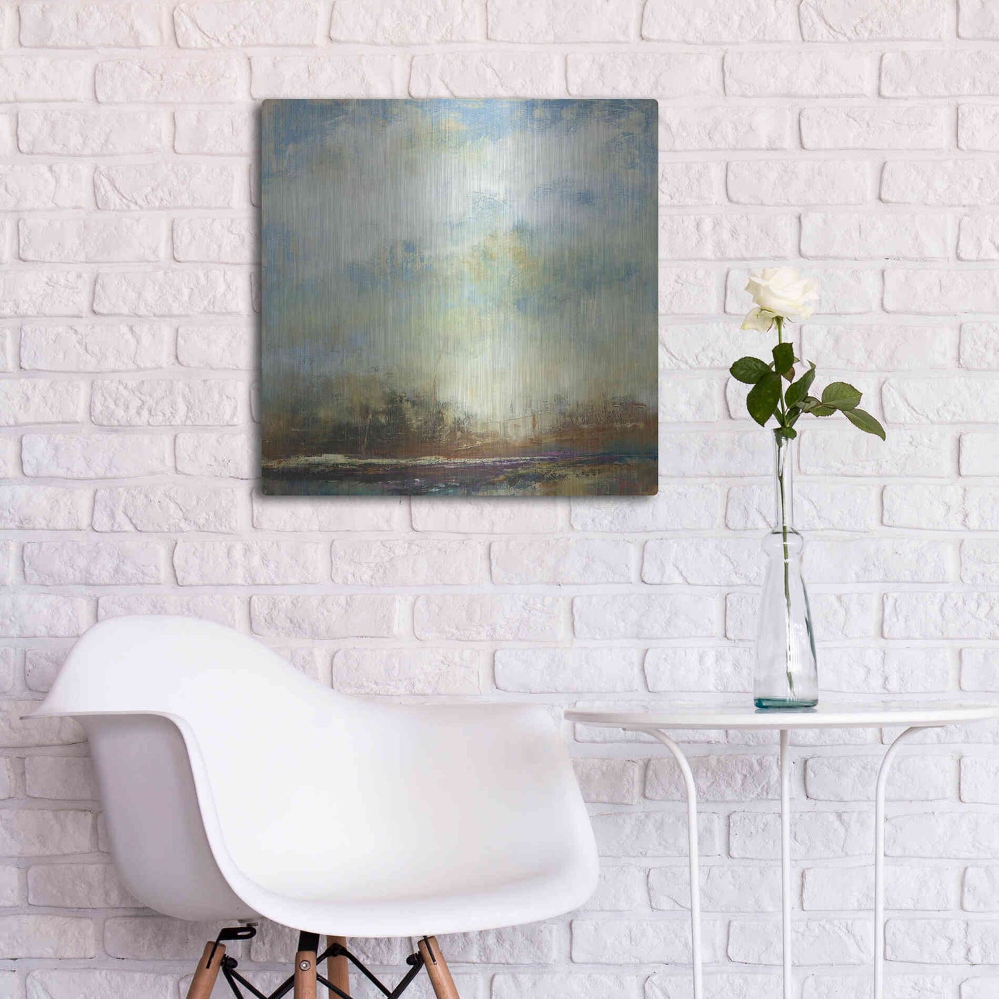 Luxe Metal Art 'Thai Effect' by Patrick Dennis, Metal Wall Art,24x24