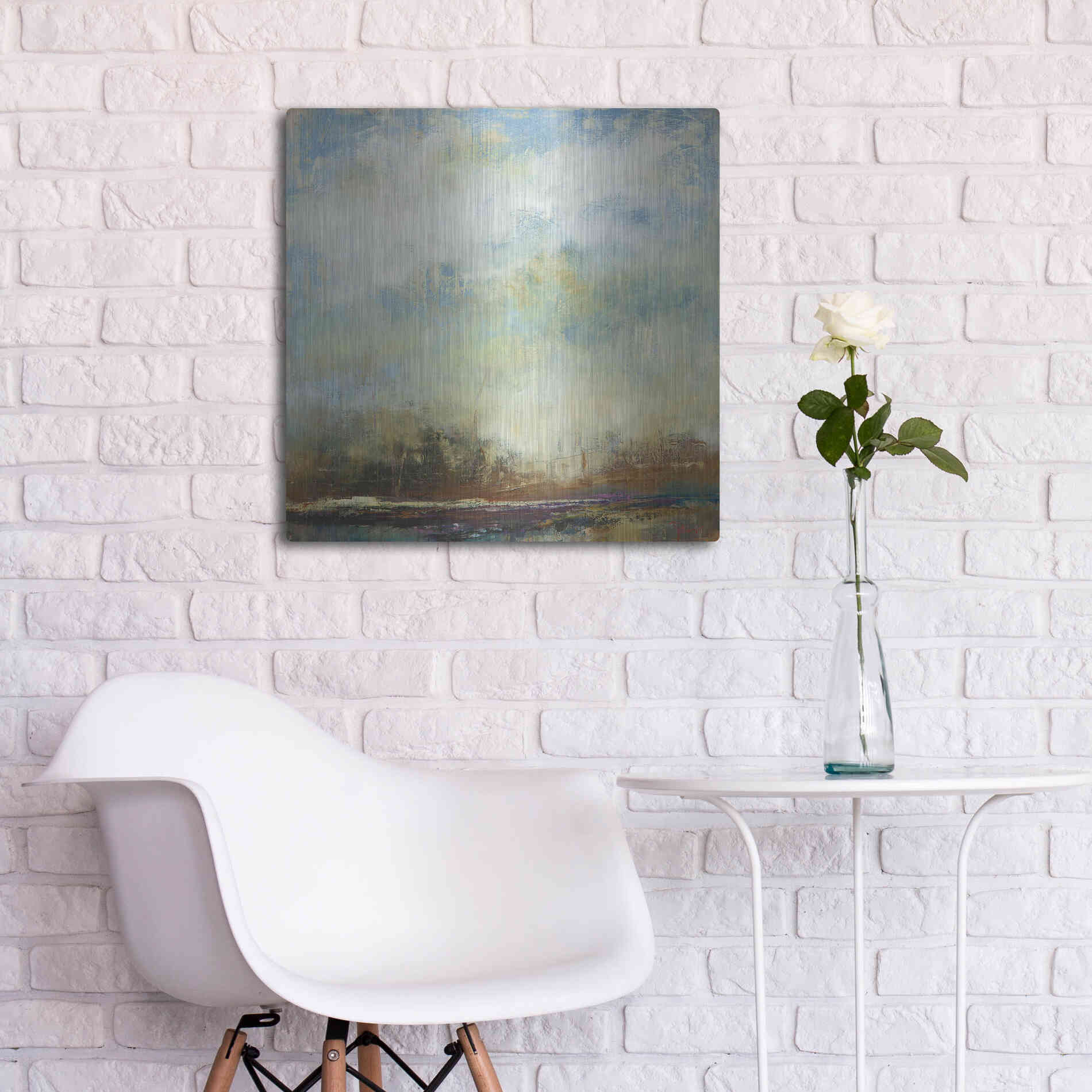 Luxe Metal Art 'Thai Effect' by Patrick Dennis, Metal Wall Art,24x24