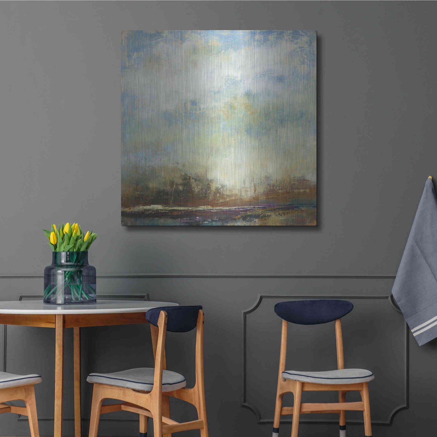 Luxe Metal Art 'Thai Effect' by Patrick Dennis, Metal Wall Art,36x36