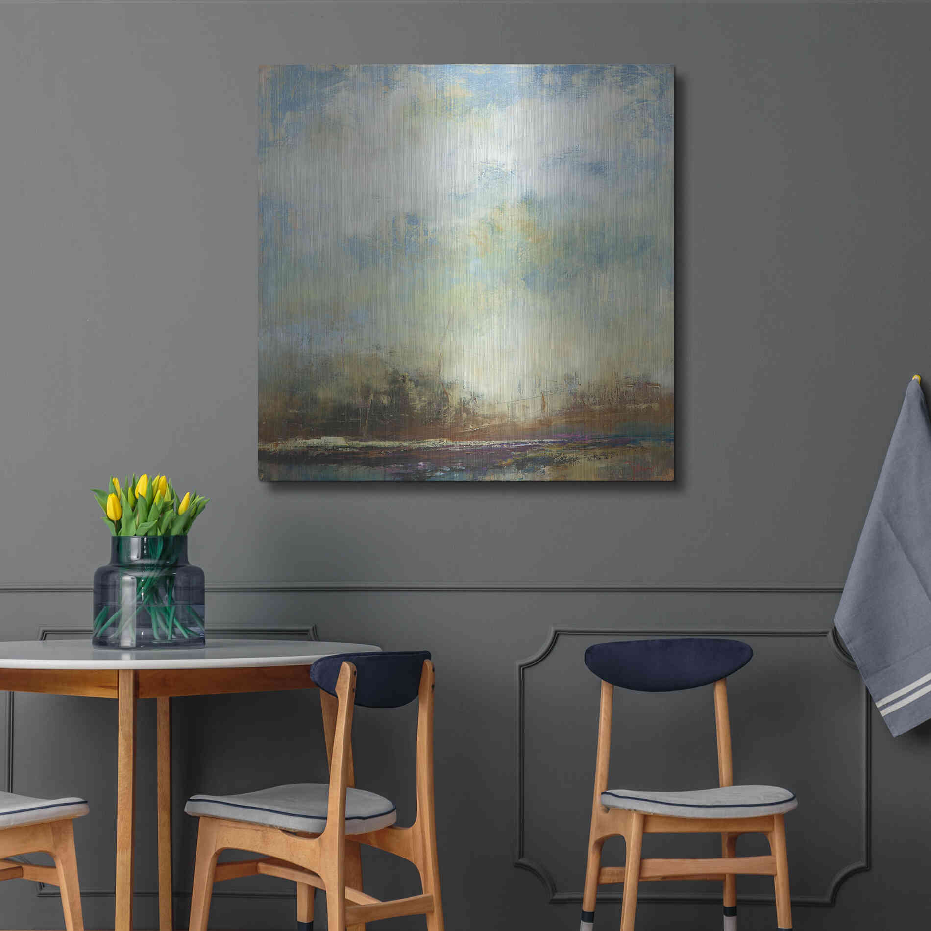 Luxe Metal Art 'Thai Effect' by Patrick Dennis, Metal Wall Art,36x36