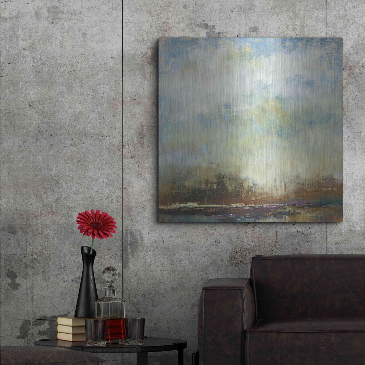 Luxe Metal Art 'Thai Effect' by Patrick Dennis, Metal Wall Art,36x36