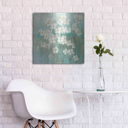 Luxe Metal Art 'Spring Dream I Abstract' by Danhui Nai, Metal Wall Art,24x24