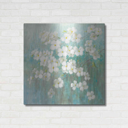 Luxe Metal Art 'Spring Dream I Abstract' by Danhui Nai, Metal Wall Art,36x36