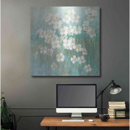 Luxe Metal Art 'Spring Dream I Abstract' by Danhui Nai, Metal Wall Art,36x36