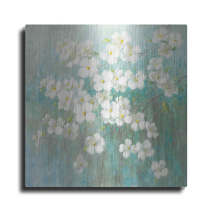Luxe Metal Art 'Spring Dream I Abstract' by Danhui Nai, Metal Wall Art