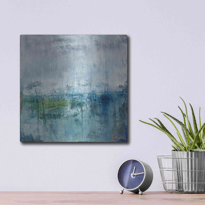 Luxe Metal Art 'Thaw' by Patrick Dennis, Metal Wall Art,12x12