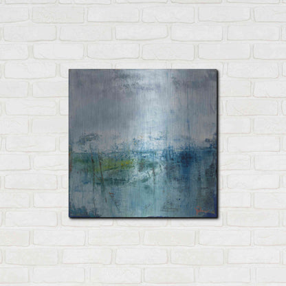 Luxe Metal Art 'Thaw' by Patrick Dennis, Metal Wall Art,24x24