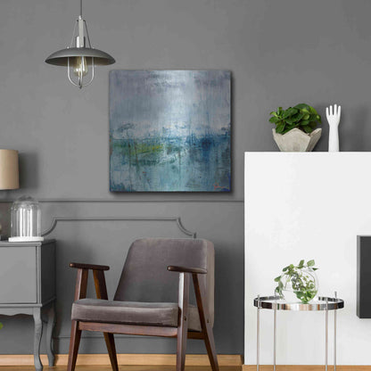 Luxe Metal Art 'Thaw' by Patrick Dennis, Metal Wall Art,24x24