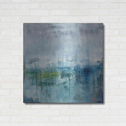 Luxe Metal Art 'Thaw' by Patrick Dennis, Metal Wall Art,36x36