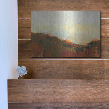 Luxe Metal Art 'The Bowl' by Patrick Dennis, Metal Wall Art,16x12