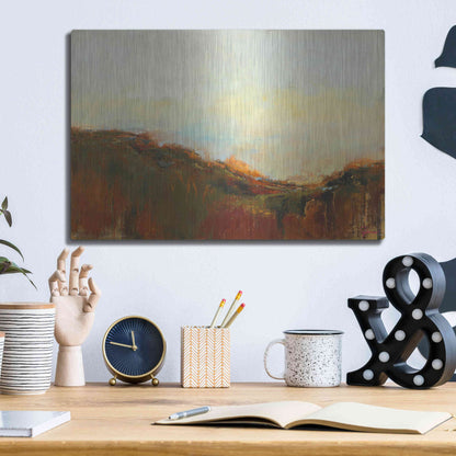 Luxe Metal Art 'The Bowl' by Patrick Dennis, Metal Wall Art,16x12