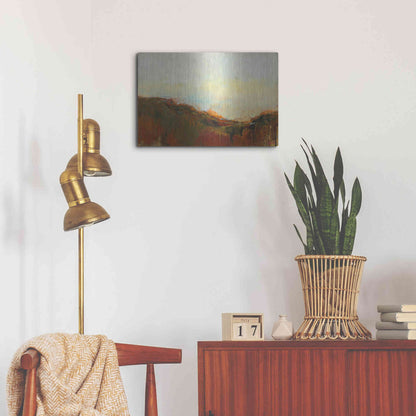 Luxe Metal Art 'The Bowl' by Patrick Dennis, Metal Wall Art,24x16