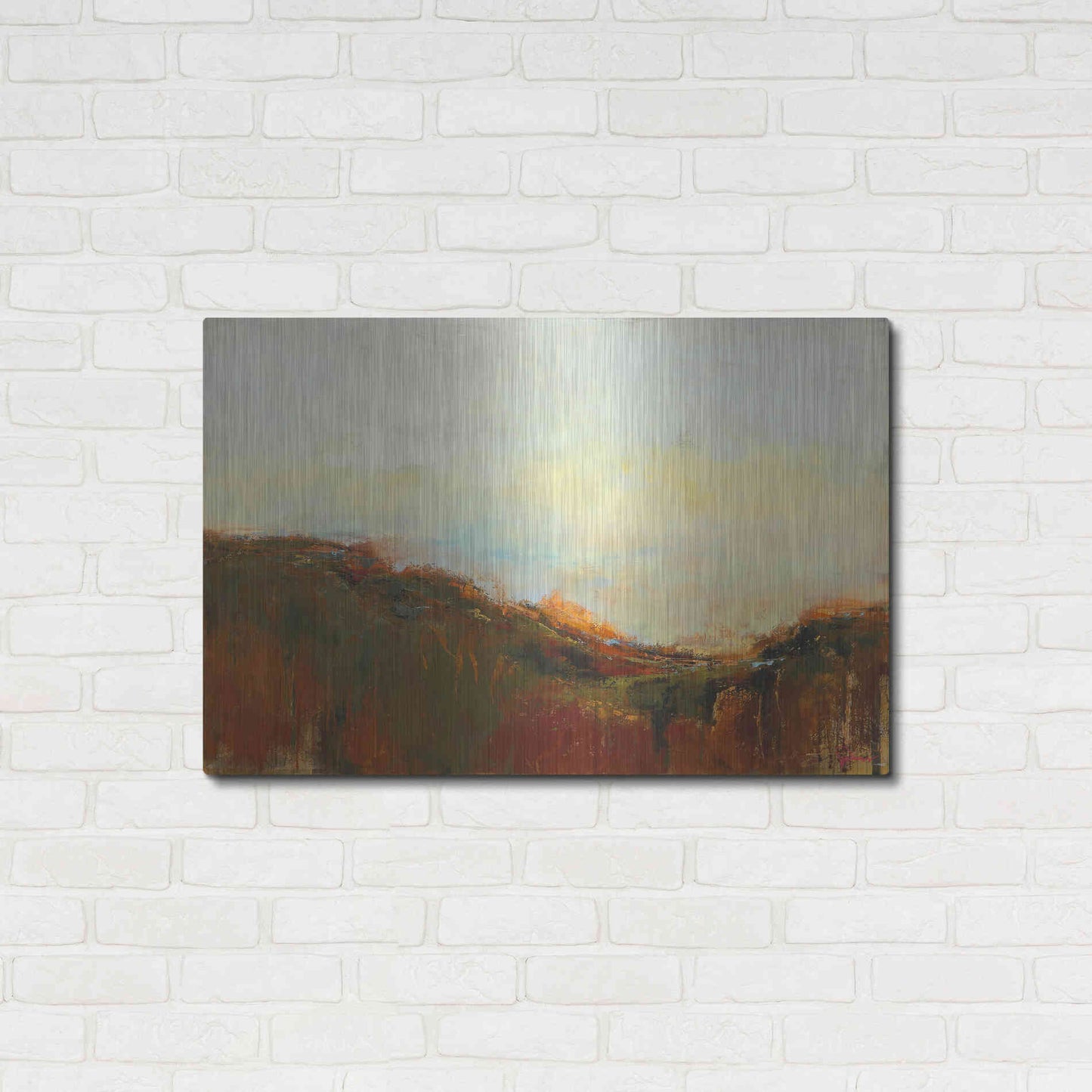 Luxe Metal Art 'The Bowl' by Patrick Dennis, Metal Wall Art,36x24